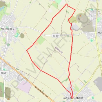 Circuit Du Rutoir - Loos en Gohelle GPS track, route, trail