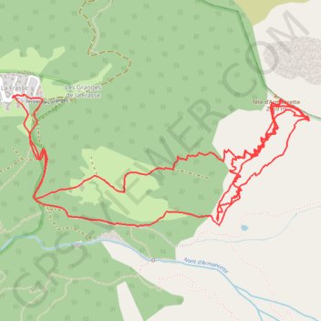 Tête d'Armancette GPS track, route, trail