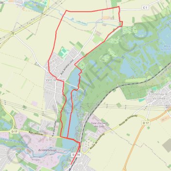 Les étangs de Ballancourt GPS track, route, trail